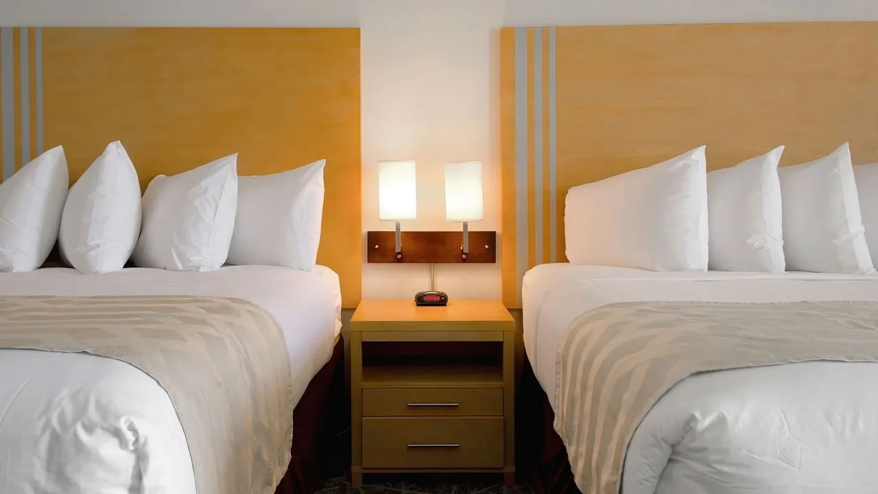 Two-queen room with balcony access